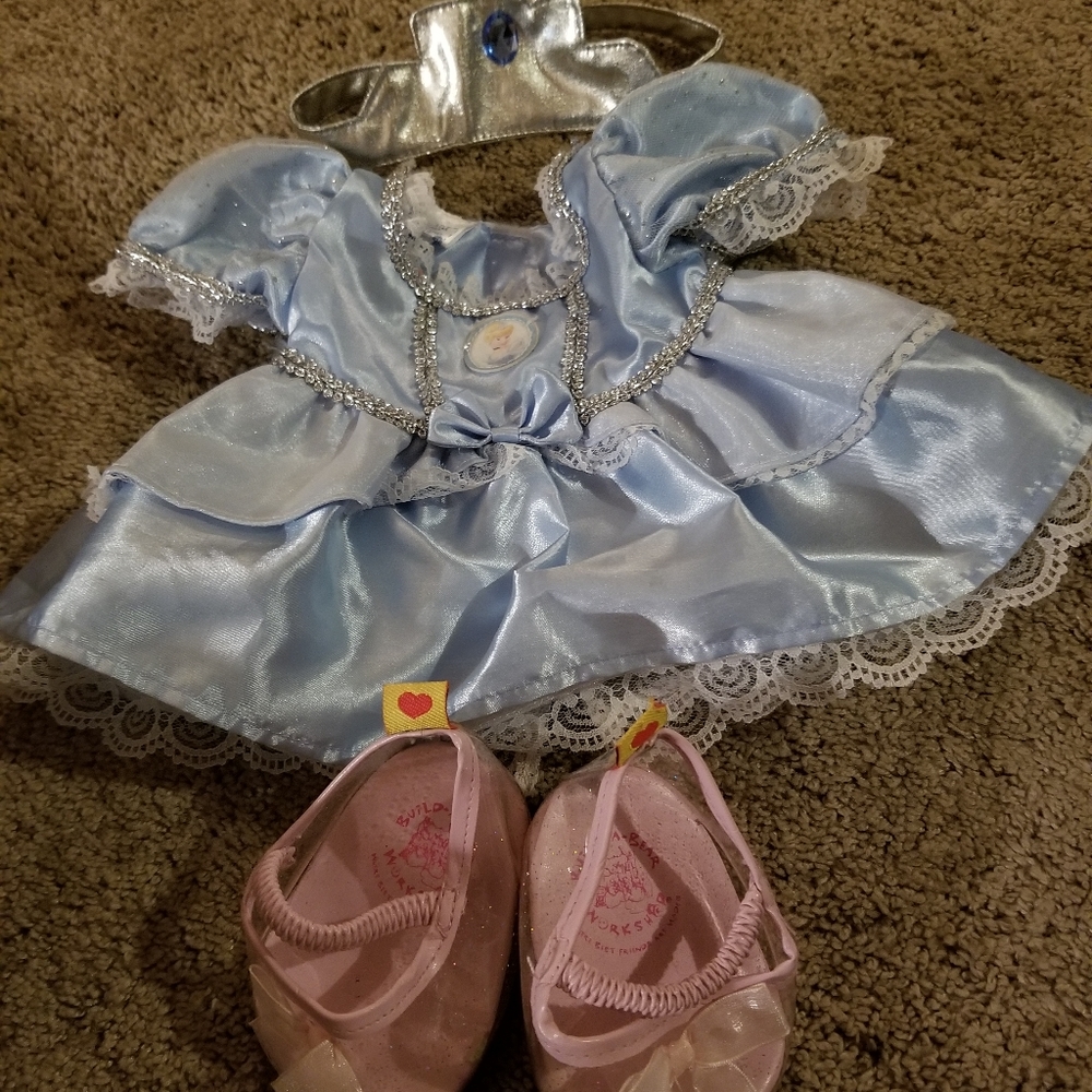 Build a Bear Cinderella Gown